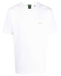 BOSS Logo Print T Shirt Sleeves