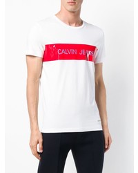 Calvin Klein Jeans Logo Stripe T Shirt
