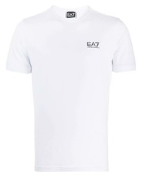Ea7 Emporio Armani Logo Stripe T Shirt