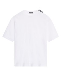 Balenciaga Logo Tab Cotton T Shirt