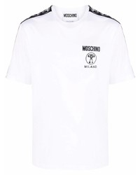 Moschino Logo Tape Cotton T Shirt