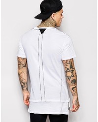 Religion Longline T Shirt With Side Zips