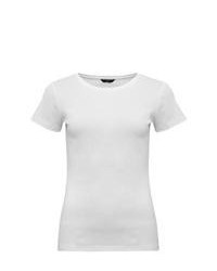 M&Co Short Sleeve White Crew Neck T Shirt White 12