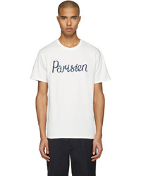 MAISON KITSUNÉ Maison Kitsun Ivory Parisien T Shirt