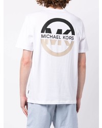 Michael Kors Michl Kors Victory Logo Print Short Sleeve T Shirt
