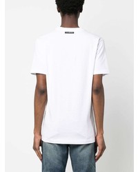 John Richmond Micro Stud Slogan T Shirt