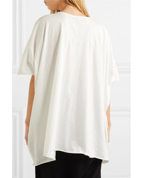 Rick Owens Minerva Oversized Cotton Jersey T Shirt