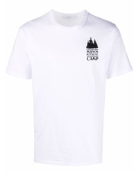 MAISON KITSUNÉ Mk Camp Graphic Print T Shirt