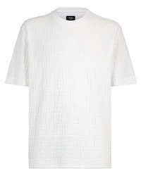 Fendi Monogram Cotton T Shirt