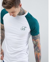 Ascend Muscle Fit Raglan Sleeve T Shirtgreen