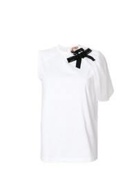 N°21 N21 Asymmetric Sleeve T Shirt