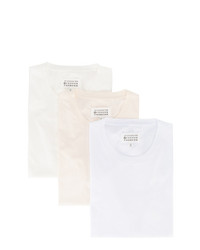 Maison Margiela Neutral Classic Crew Neck T Shirt 3 Pack