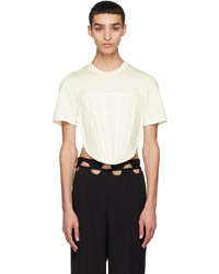 Dion Lee Off White Corset T Shirt