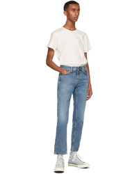 Nudie Jeans Off White Crew Neck T Shirt