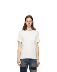 Remi Relief Off White Double Neck Grunge T Shirt