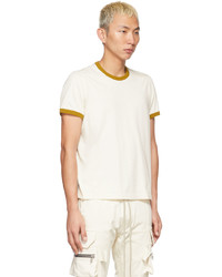 Rick Owens Off White Green Banded T Shirt