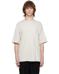 Attachment Off White Raw Edge T Shirt