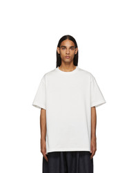 Fumito Ganryu Off White Side Line Embroidery T Shirt