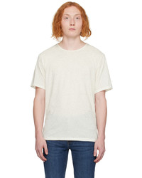 rag & bone Off White Speckle T Shirt
