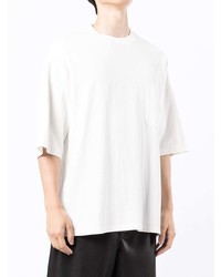 FIVE CM Open Knit Panel T Shirt