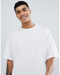 ASOS DESIGN Organic Oversized Fit T Shirt With Crew Neck In White