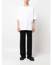 Juun.J Panelled Cotton T Shirt