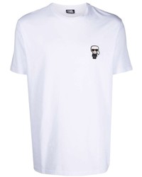Karl Lagerfeld Patch Detail Cotton T Shirt