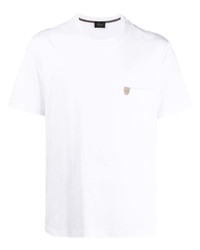 Brioni Patch Pocket Cotton T Shirt