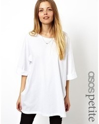 Asos Petite Petite Oversized T Shirt White
