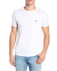 Lacoste Pima Cotton T Shirt In White At Nordstrom