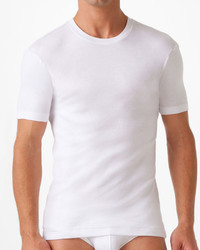 2xist Pima Crewneck T Shirt White