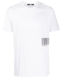 Karl Lagerfeld Pixel Barcode Logo T Shirt