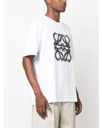 Loewe Pixelated Anagram Cotton T Shirt