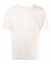 Homme Plissé Issey Miyake Pleated Crew Neck T Shirt