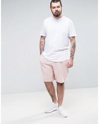 Asos Plus Longline T Shirt With Crew Neck And Curved Hem