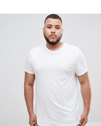 ASOS DESIGN Plus Organic T Shirt With Crew Neck In White