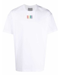 VTMNTS Rainbow Barcode Print T Shirt