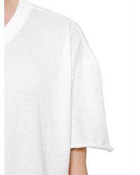 RtA Raw Cut Light Jersey Cashmere T Shirt
