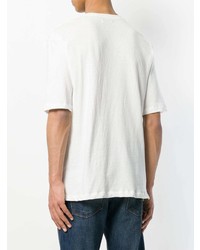 Laneus Relaxed Fit Round Neck T Shirt