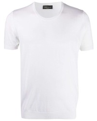 Roberto Collina Rib Trimmed Merino Wool T Shirt