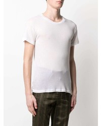 Maison Margiela Ribbed Short Sleeve T Shirt