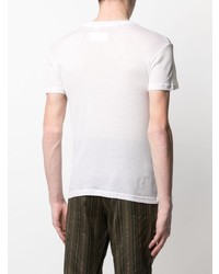 Maison Margiela Ribbed Short Sleeve T Shirt