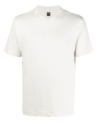 Fedeli Round Neck Linen T Shirt