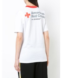 Off-White Round Neck Logoed T Shirt