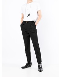 Saint Laurent Short Sleeve Cotton T Shirt