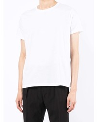 Saint Laurent Short Sleeve Cotton T Shirt