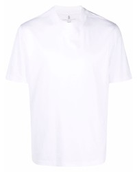 Brunello Cucinelli Short Sleeved Cotton T Shirt