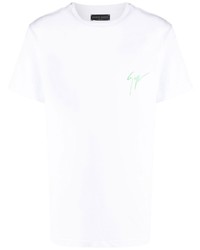 Giuseppe Zanotti Signature Logo Print Short Sleeve T Shirt