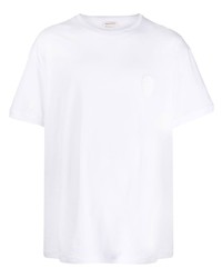 Alexander McQueen Skull Patch Cotton T Shirt