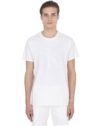 Calvin Klein Jeans Slim Fit Infinity White Jersey T Shirt